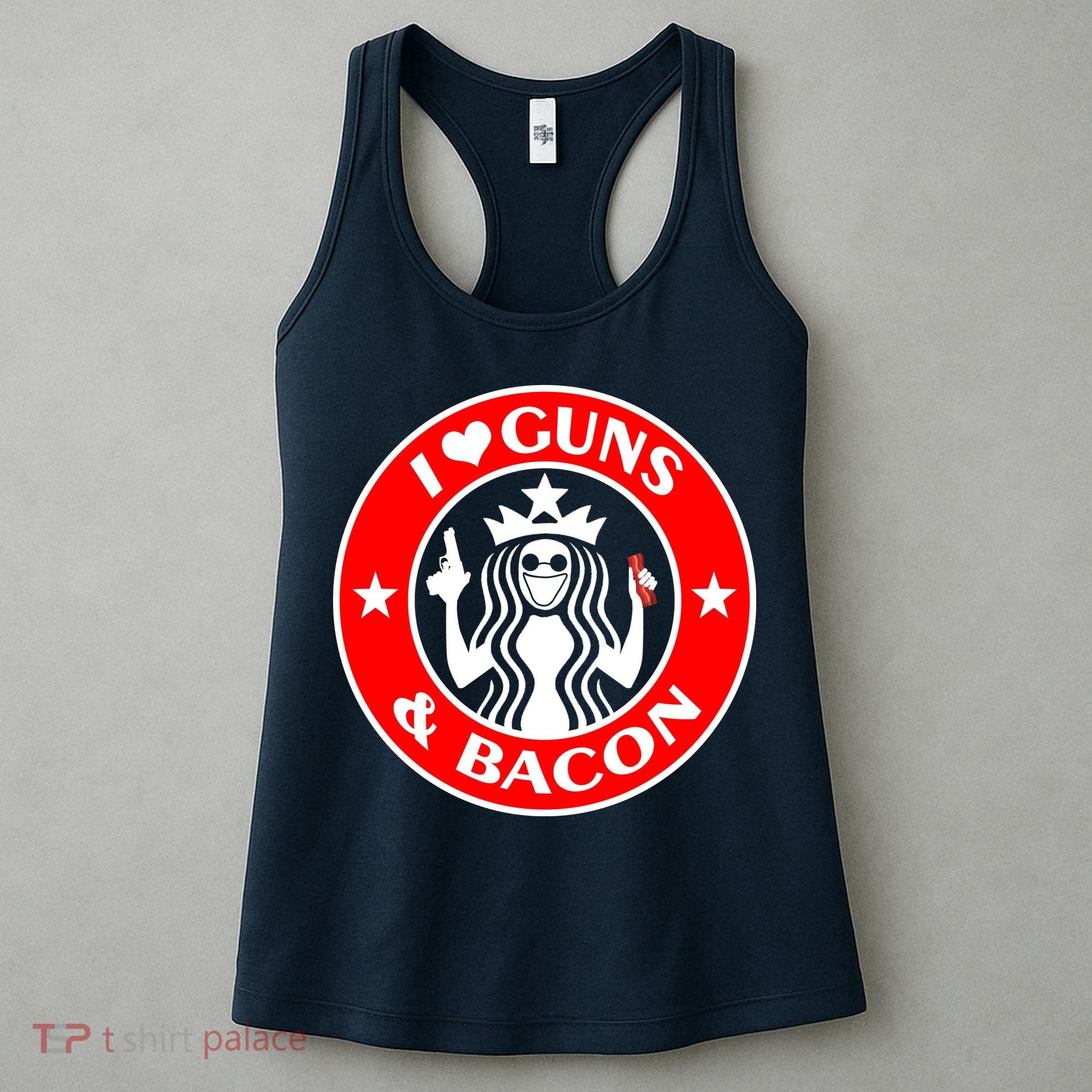 I Love Guns And Bacon Women's Tank Top