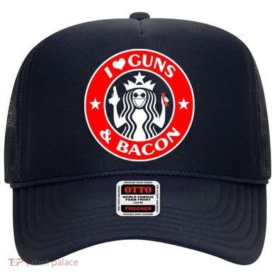 I Love Guns And Bacon Hat