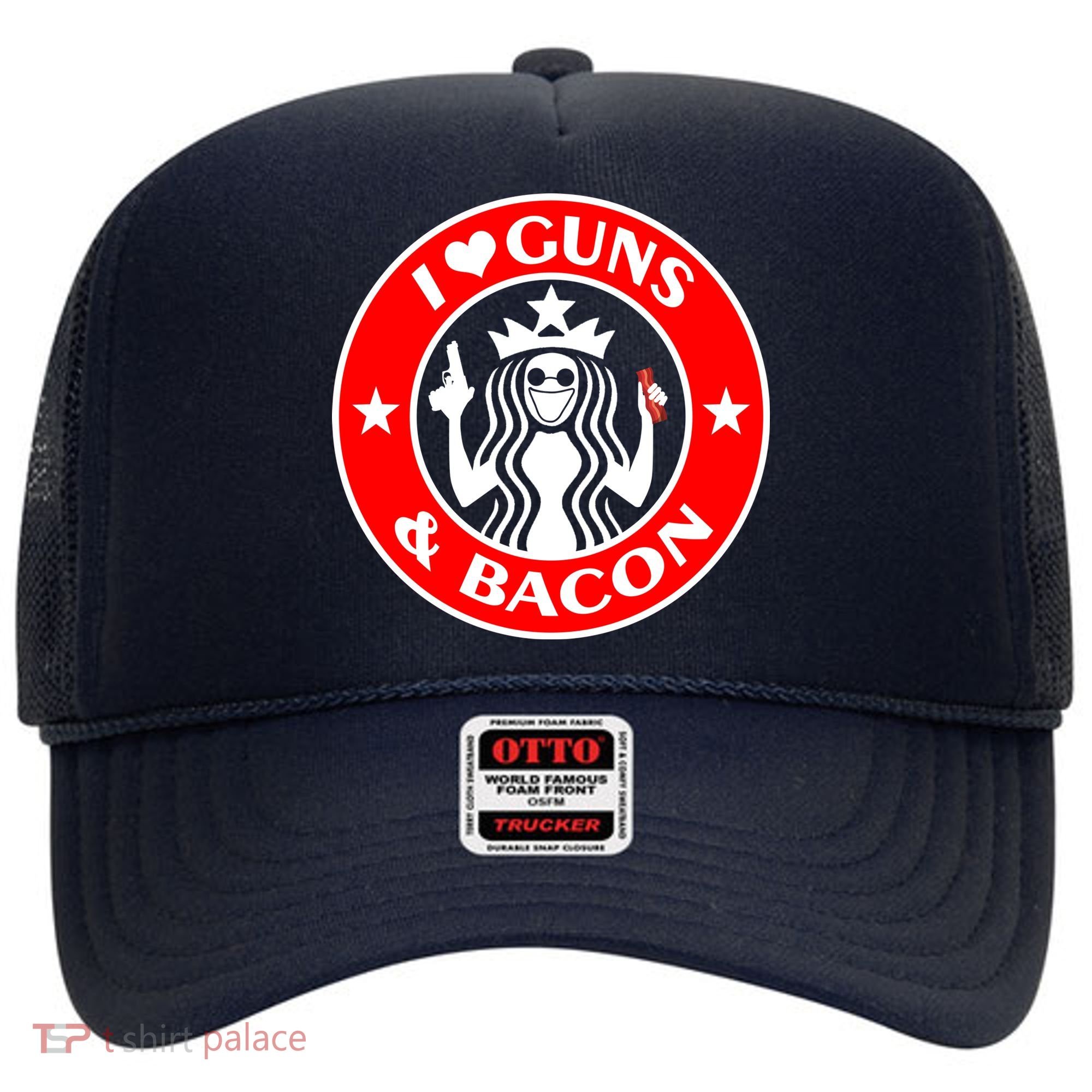 I Love Guns And Bacon Hat