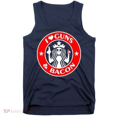 I Love Guns And Bacon Tank Top