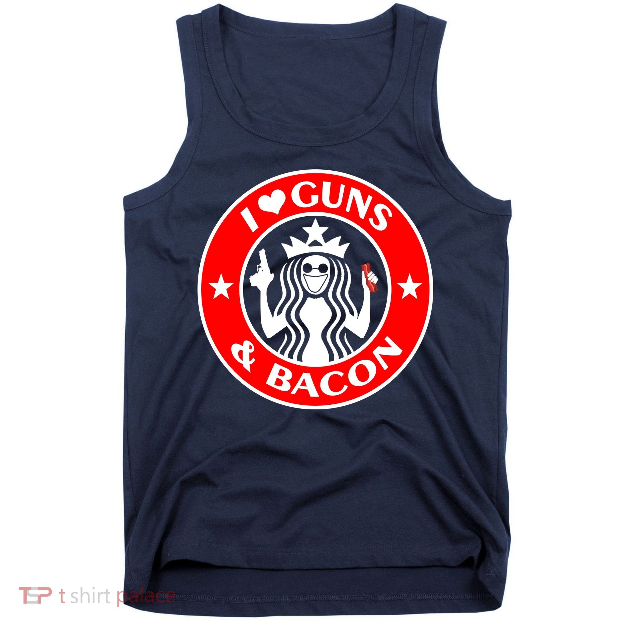 I Love Guns And Bacon Tank Top