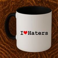 I Love Haters Coffee Mug thumb 2