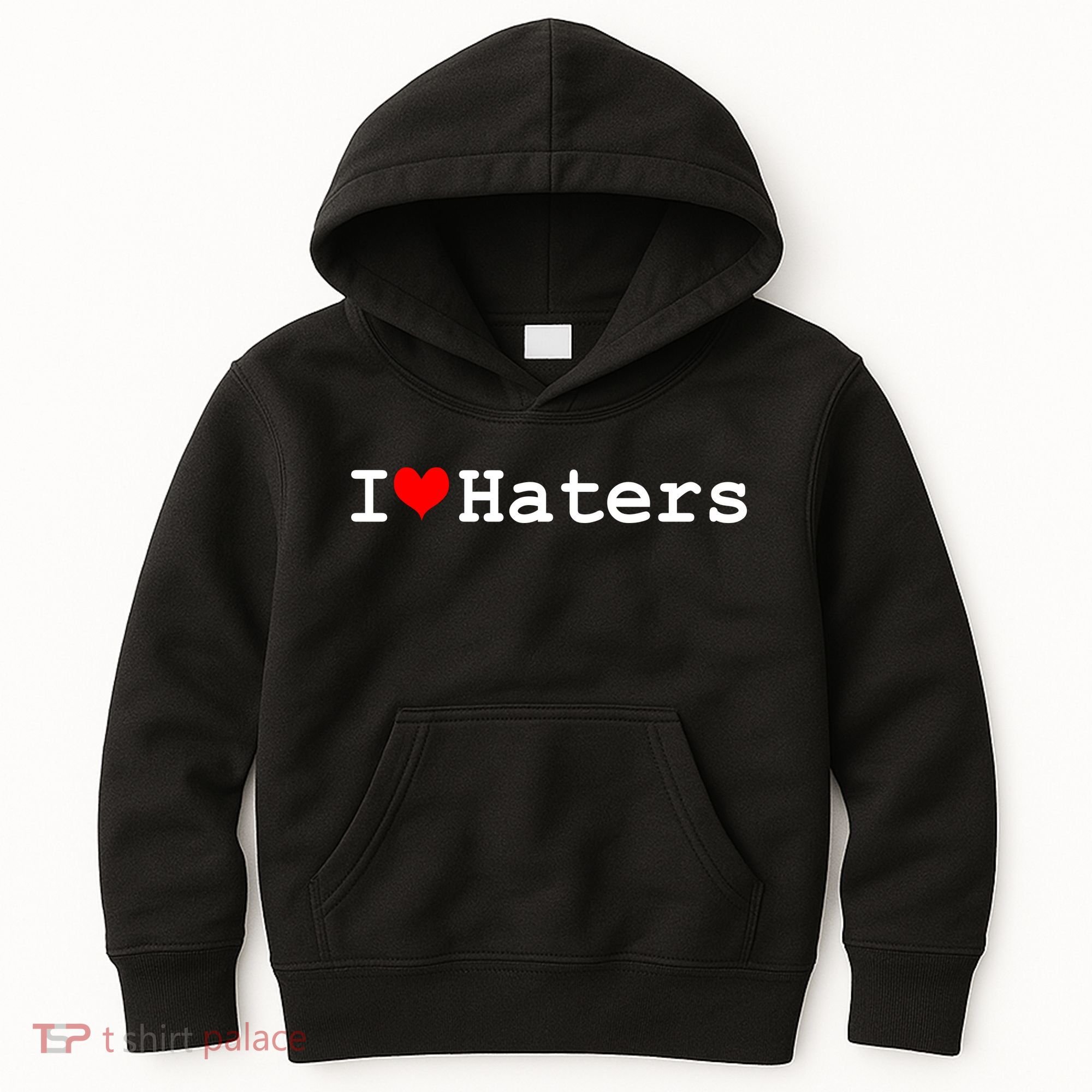 I Love Haters Kids Hoodie
