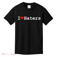 I Love Haters Kids T-Shirt thumb 0