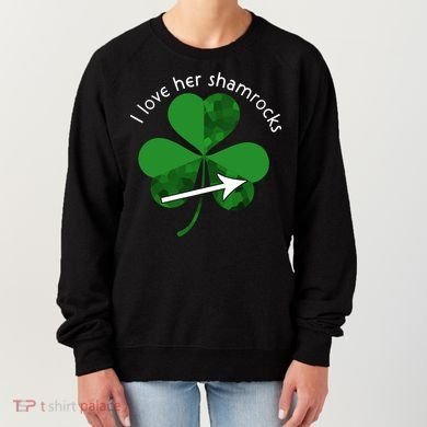 I Love Her Shamrocks Women's Sweatshirt