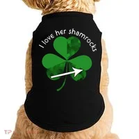 I Love Her Shamrocks Doggie Tank thumb 0