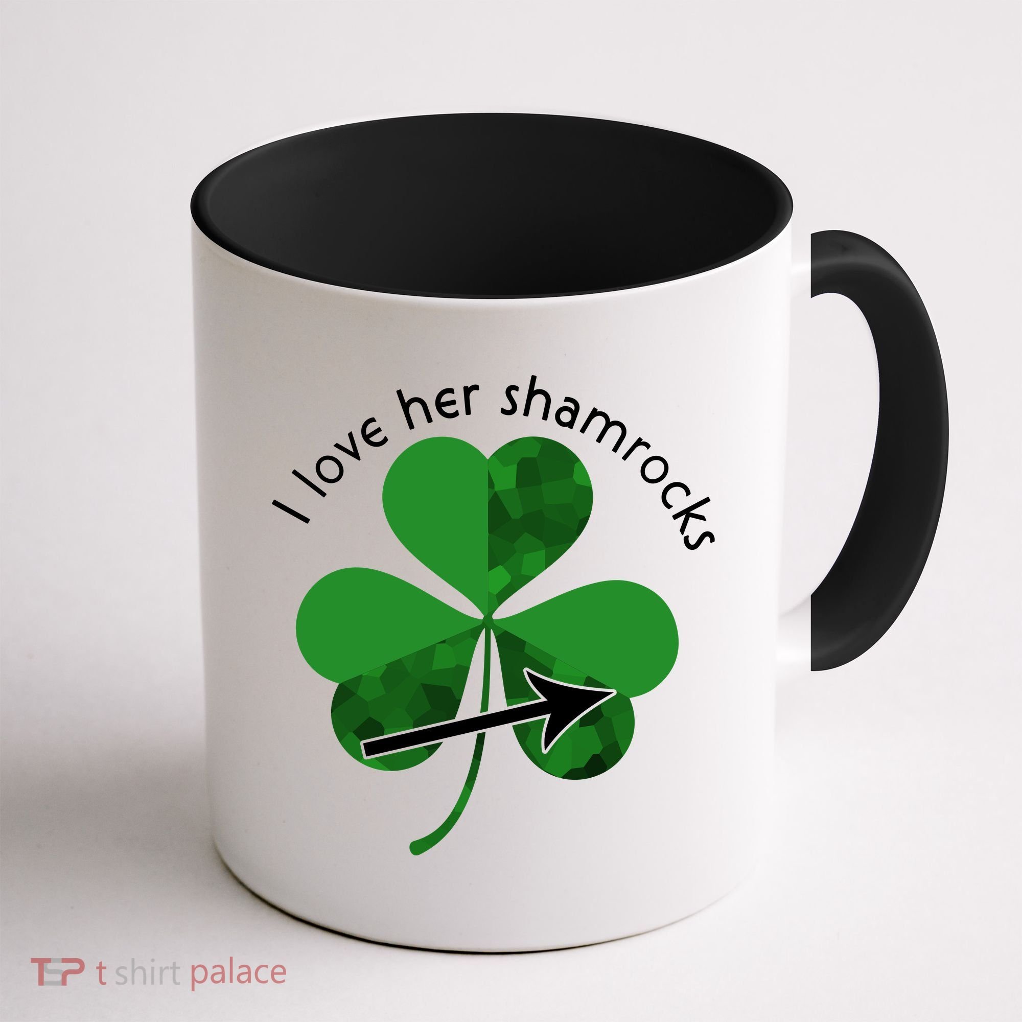 I Love Her Shamrocks Coffee Mug