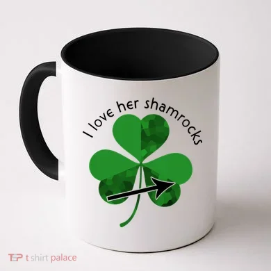I Love Her Shamrocks Coffee Mug