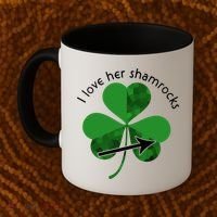 I Love Her Shamrocks Coffee Mug thumb 2