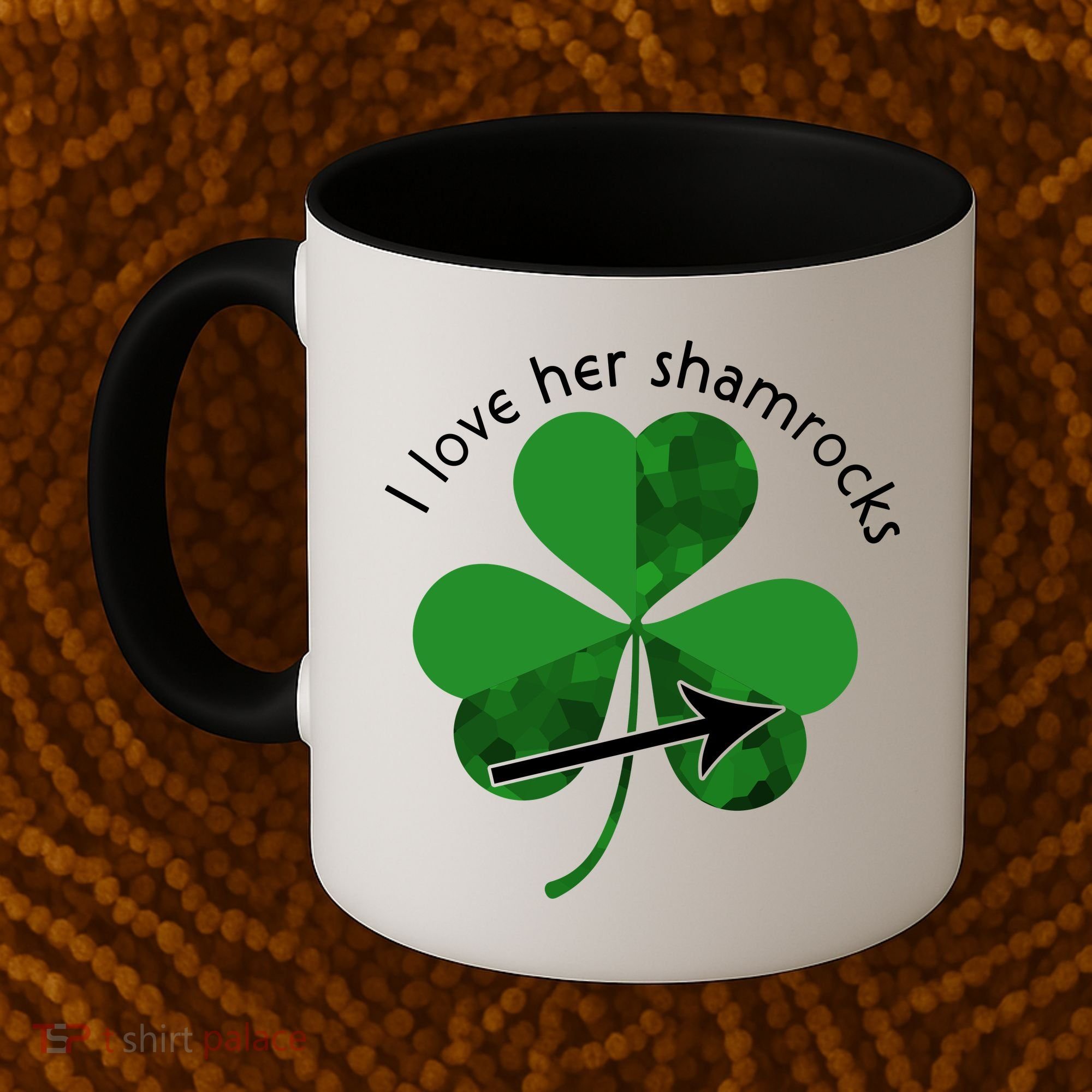 I Love Her Shamrocks Coffee Mug