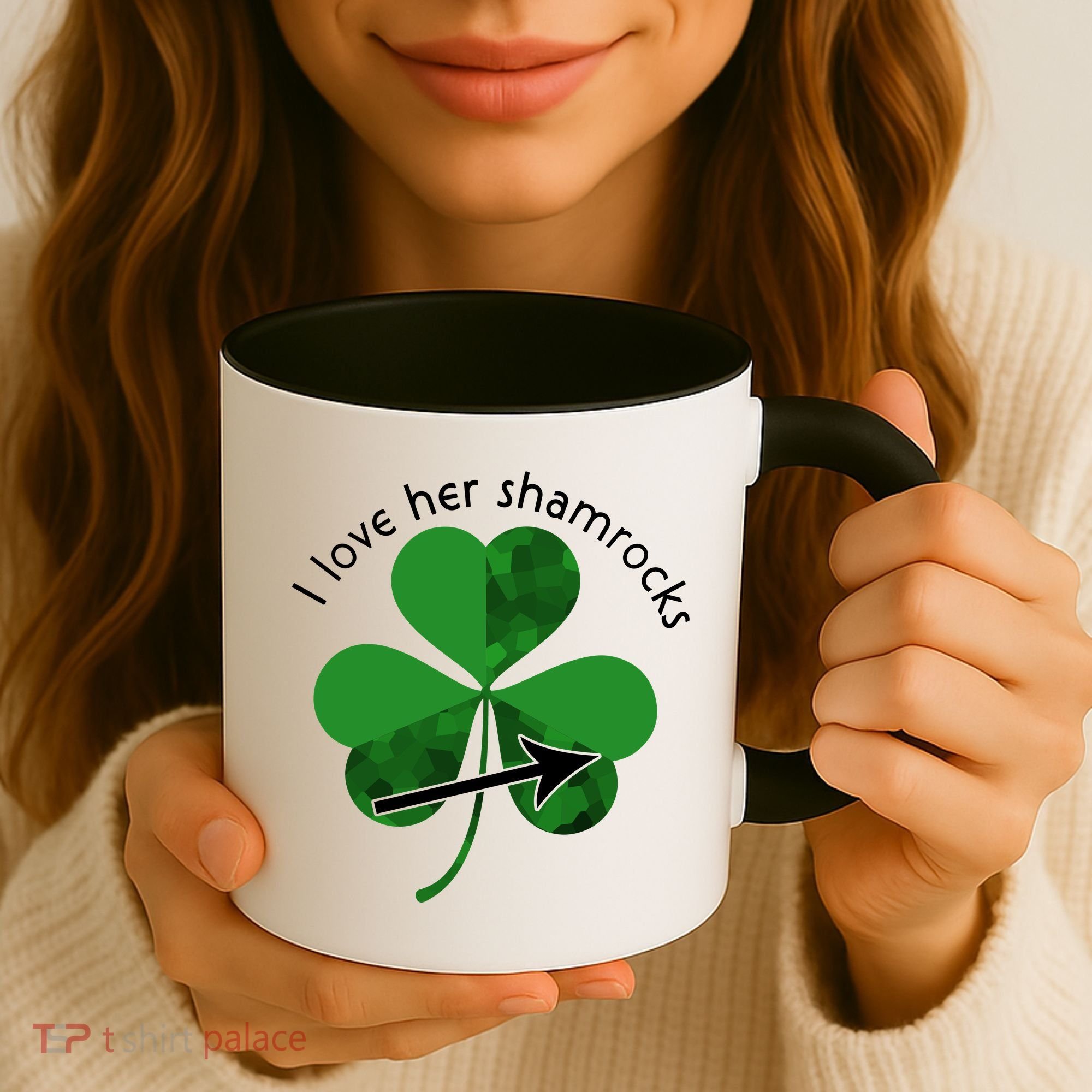 I Love Her Shamrocks Coffee Mug