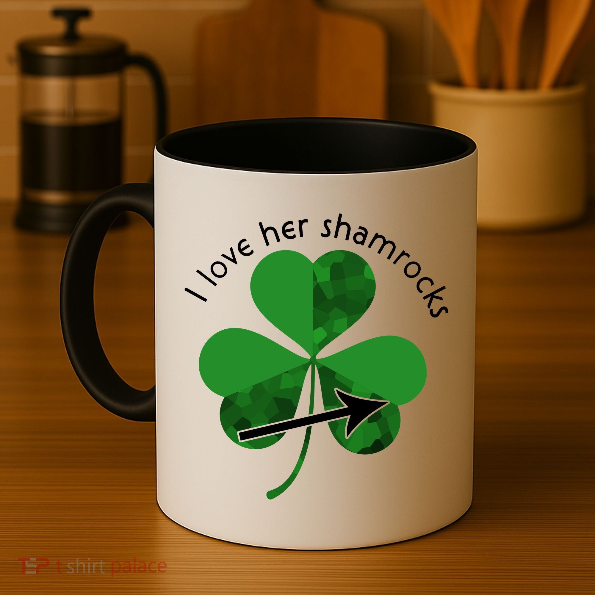 I Love Her Shamrocks Coffee Mug
