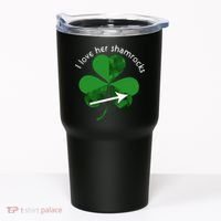 I Love Her Shamrocks Tumbler thumb 0