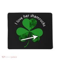 I Love Her Shamrocks Mousepad thumb 0