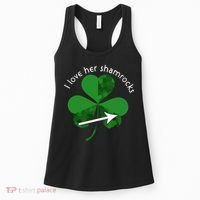 I Love Her Shamrocks Women's Tank Top thumb 0