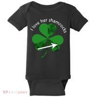 I Love Her Shamrocks Baby Bodysuit thumb 0