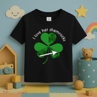 I Love Her Shamrocks Toddler T-Shirt thumb 3