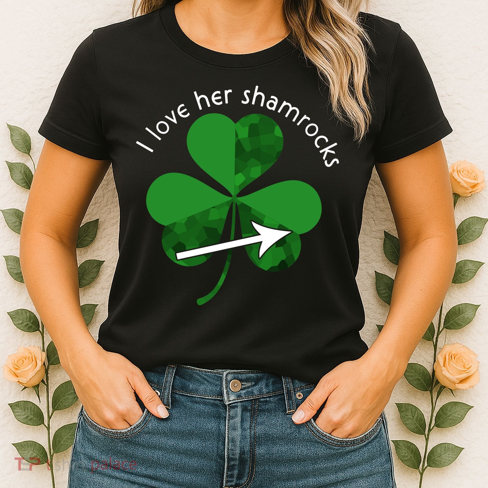 I Love Her Shamrocks Women's T-Shirt