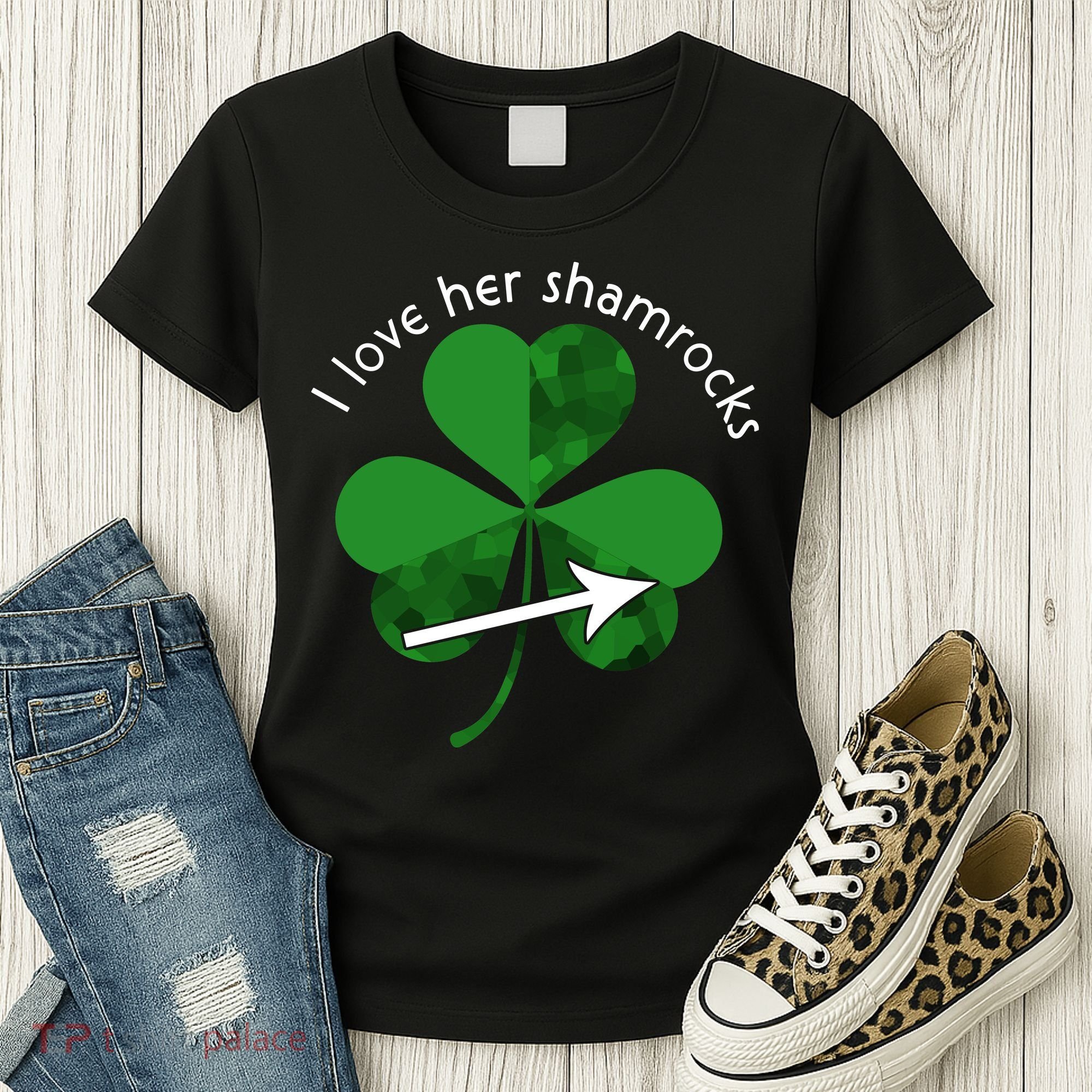 I Love Her Shamrocks Women's T-Shirt