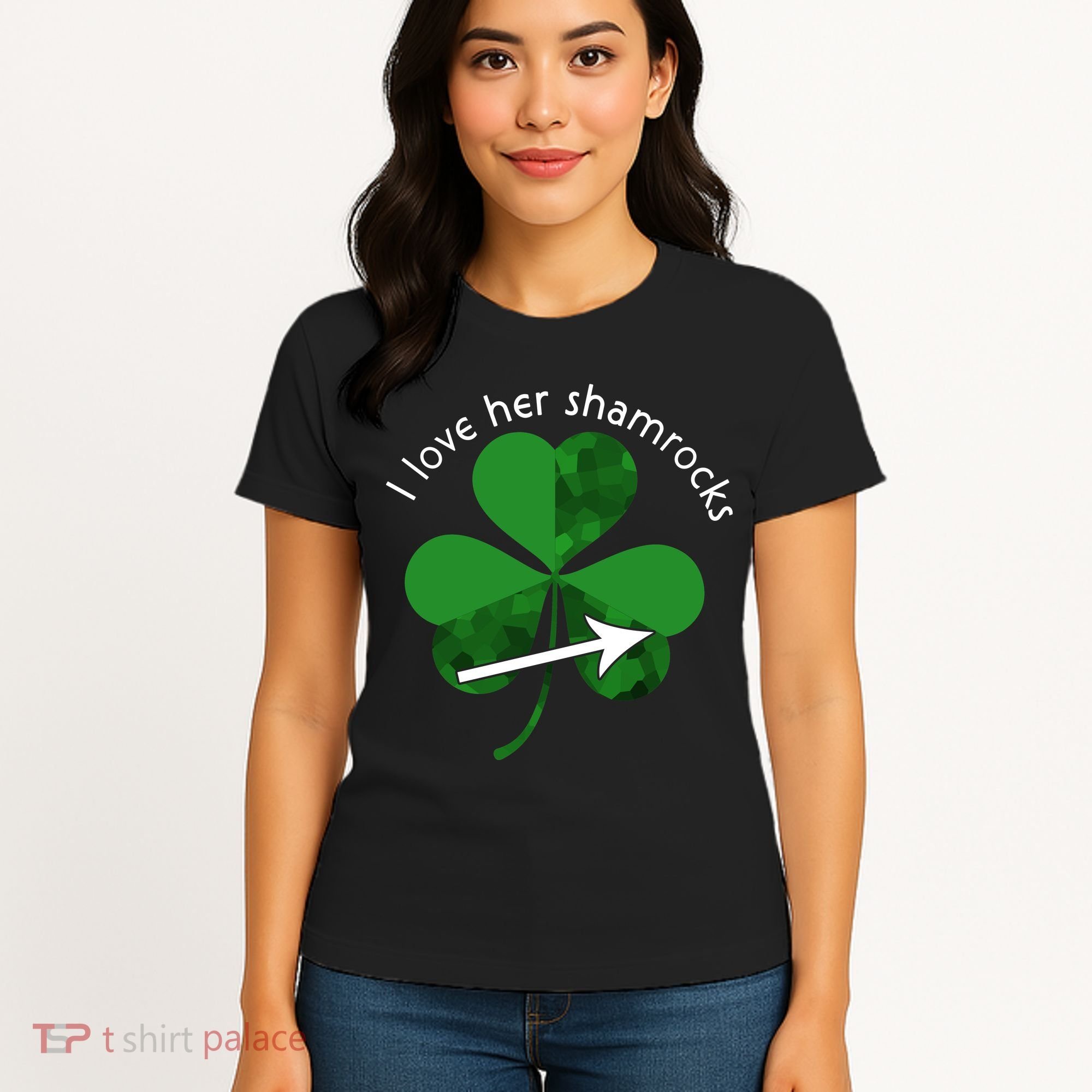 I Love Her Shamrocks Women's T-Shirt