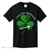 I Love Her Shamrocks Kids T-Shirt thumb 0