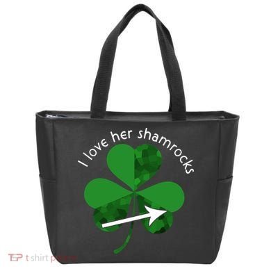 I Love Her Shamrocks Tote Bag