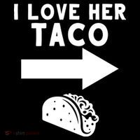 I Love Her Taco Women's Hoodie thumb 2