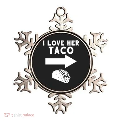 I Love Her Taco Ornament