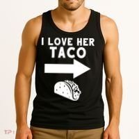 I Love Her Taco Tank Top thumb 3