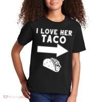 I Love Her Taco Kids T-Shirt thumb 2