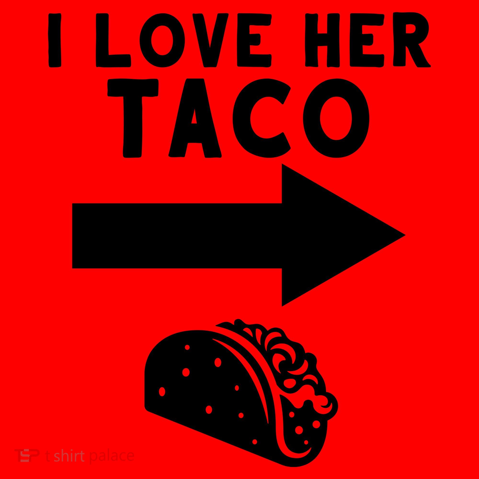 I Love Her Taco Santa Hat