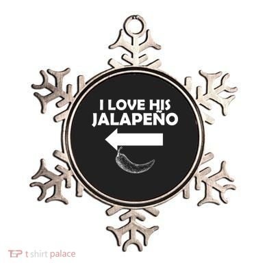 I Love His Jalapeno  Ornament