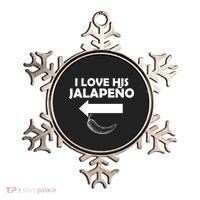 I Love His Jalapeno  Ornament thumb 0