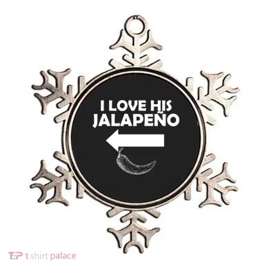 I Love His Jalapeno  Ornament