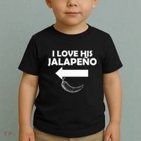 I Love His Jalapeno  Toddler T-Shirt thumb 2