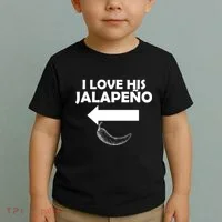 I Love His Jalapeno  Toddler T-Shirt thumb 2
