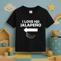 I Love His Jalapeno  Toddler T-Shirt thumb 3