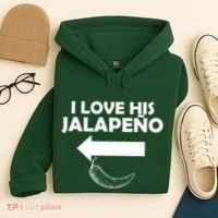 I Love His Jalapeno  Hoodie thumb 4