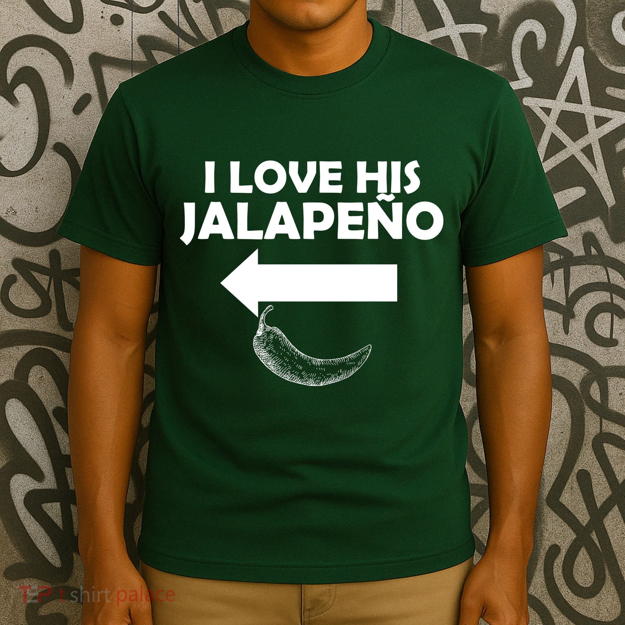I Love His Jalapeno  T-Shirt