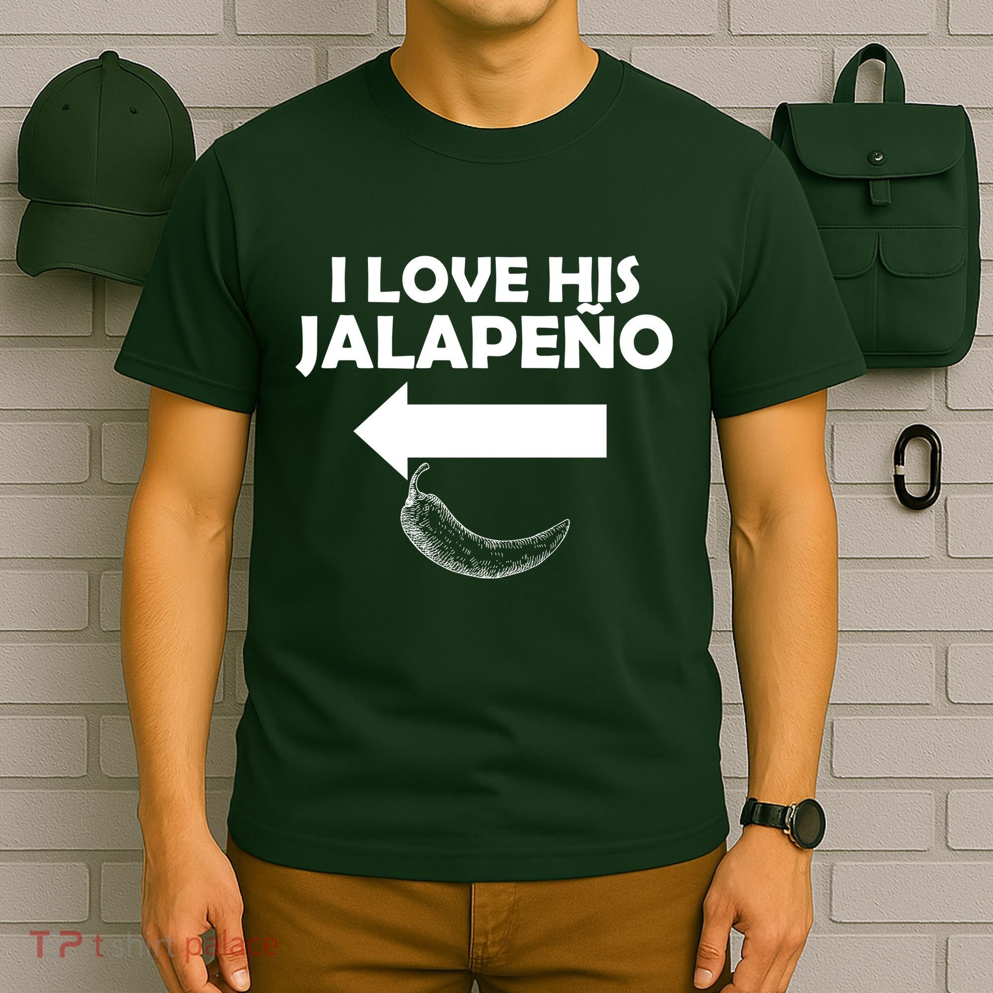 I Love His Jalapeno  T-Shirt