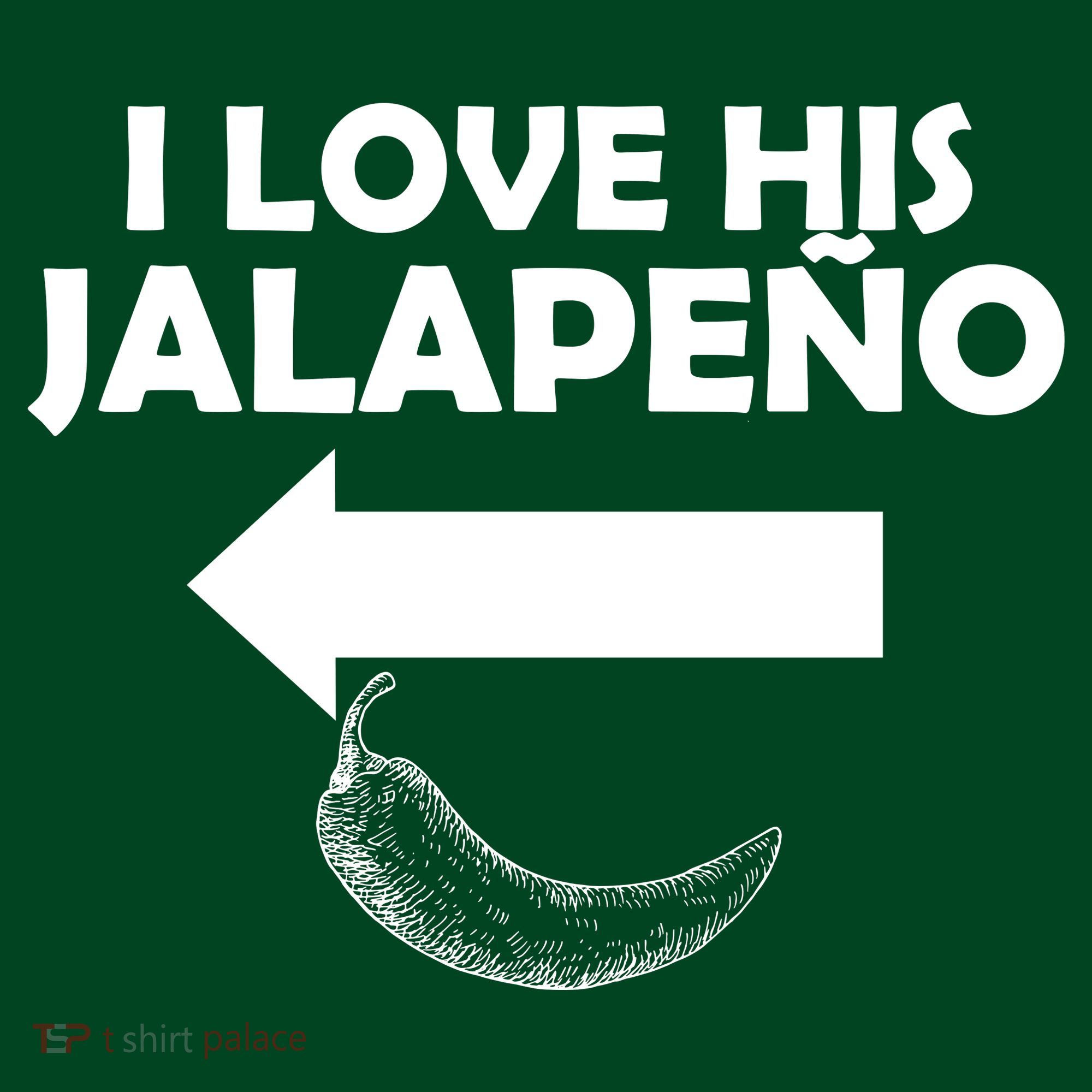 I Love His Jalapeno  Mousepad