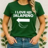I Love His Jalapeno  Women's T-Shirt thumb 2