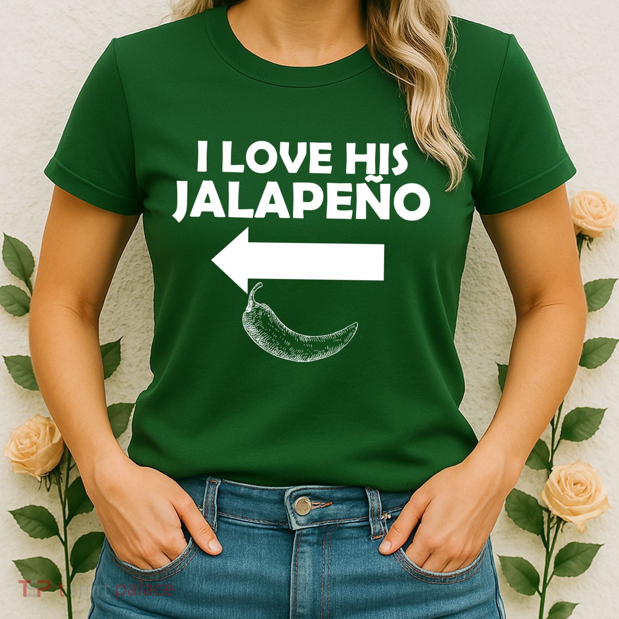I Love His Jalapeno  Women's T-Shirt
