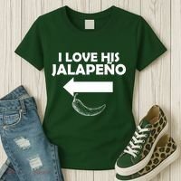 I Love His Jalapeno  Women's T-Shirt thumb 3