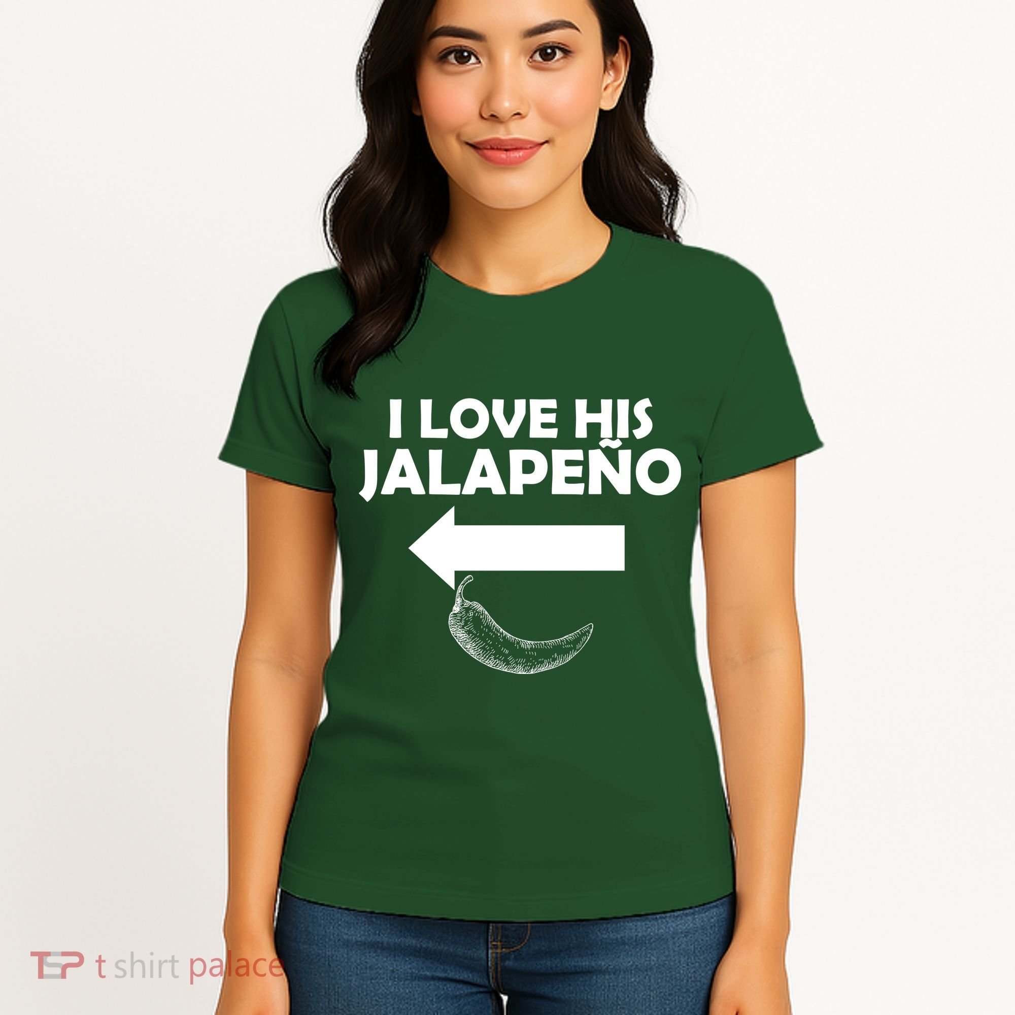 I Love His Jalapeno  Women's T-Shirt