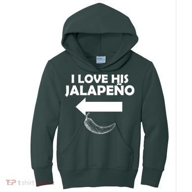 I Love His Jalapeno  Kids Hoodie