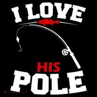 I Love His Pole Funny Fishing Matching Hoodie thumb 7