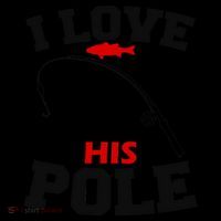 I Love His Pole Funny Fishing Matching Coffee Mug thumb 5