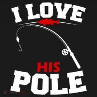 I Love His Pole Funny Fishing Matching Pajama Set thumb 2