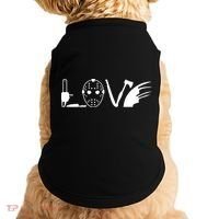 I Love Horror Movies Scary Doggie Tank thumb 0